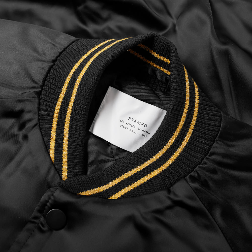 Stampd Coaches Baseball Jacket Black END. (US)