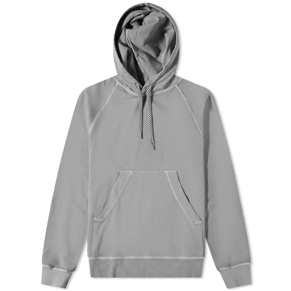 Officine Générale Octave Pigment Dyed Hoodie Cloud Grey | END. (UK)