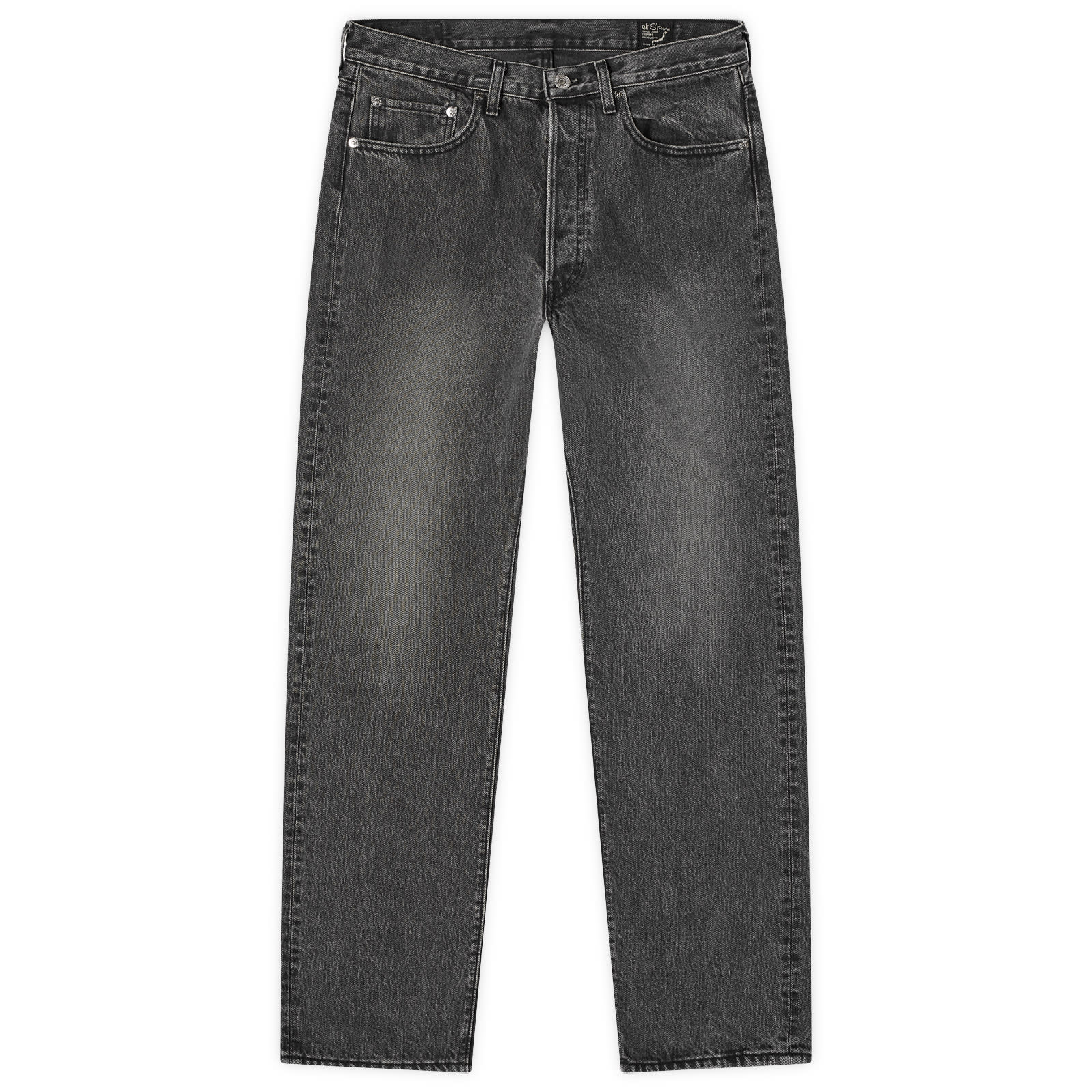 Orslow 105 90S Stone Wash Standard Jeans Black Denim Stone | END. (DE)