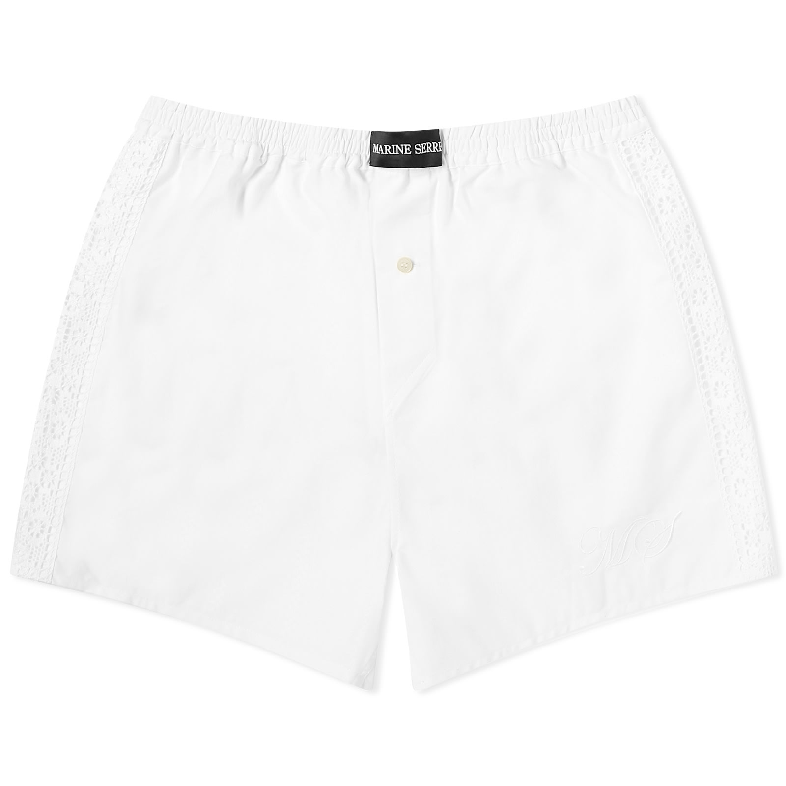 Marine Serre Regenerated Household Shorts White | END. (US)