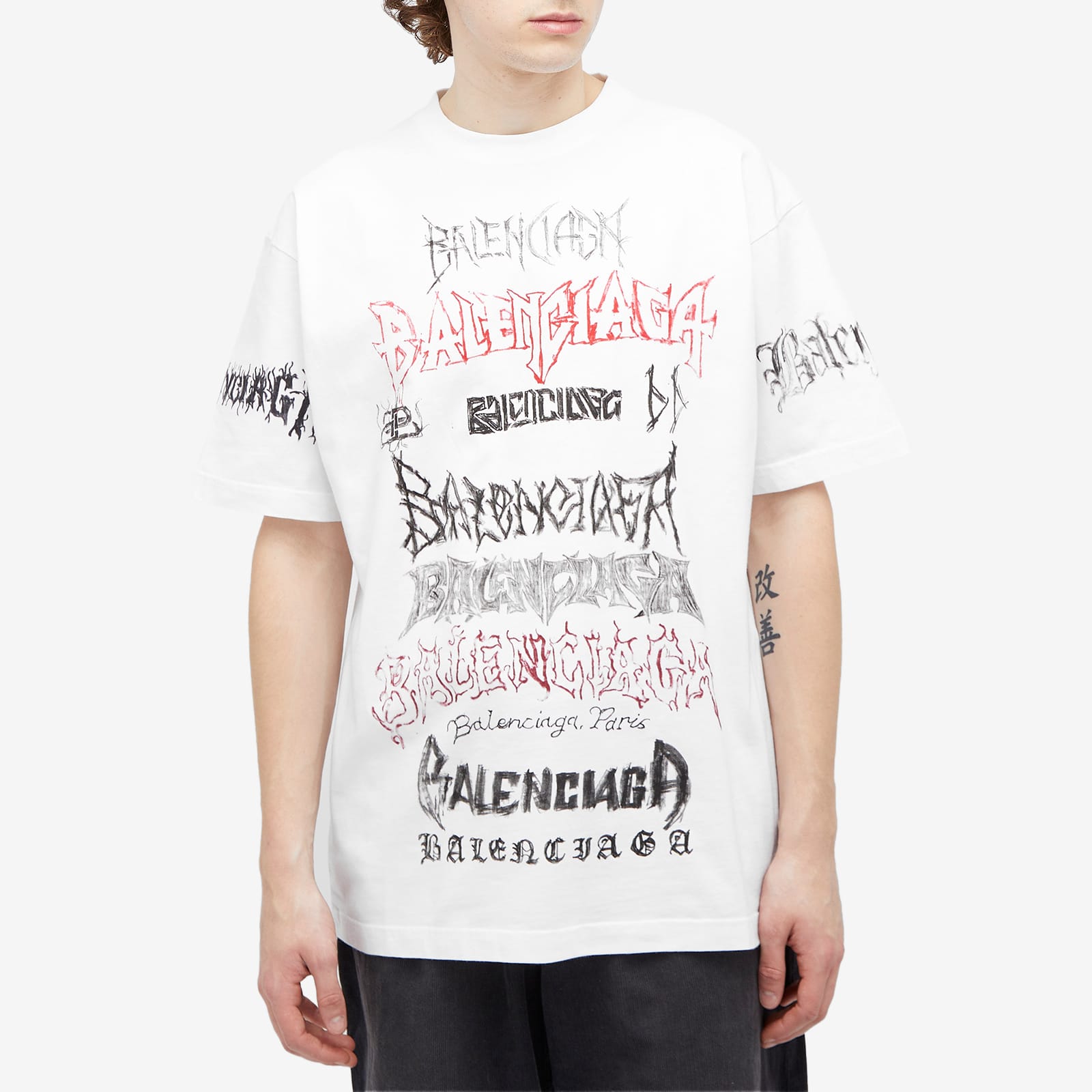 balenciaga fitted t shirt