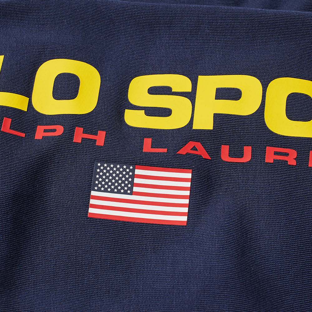 polo ralph lauren polo sport sweat short in blue