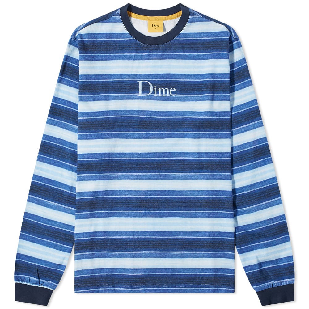 Dime Long Sleeve Classic Striped T-Shirt Navy | END. (US)