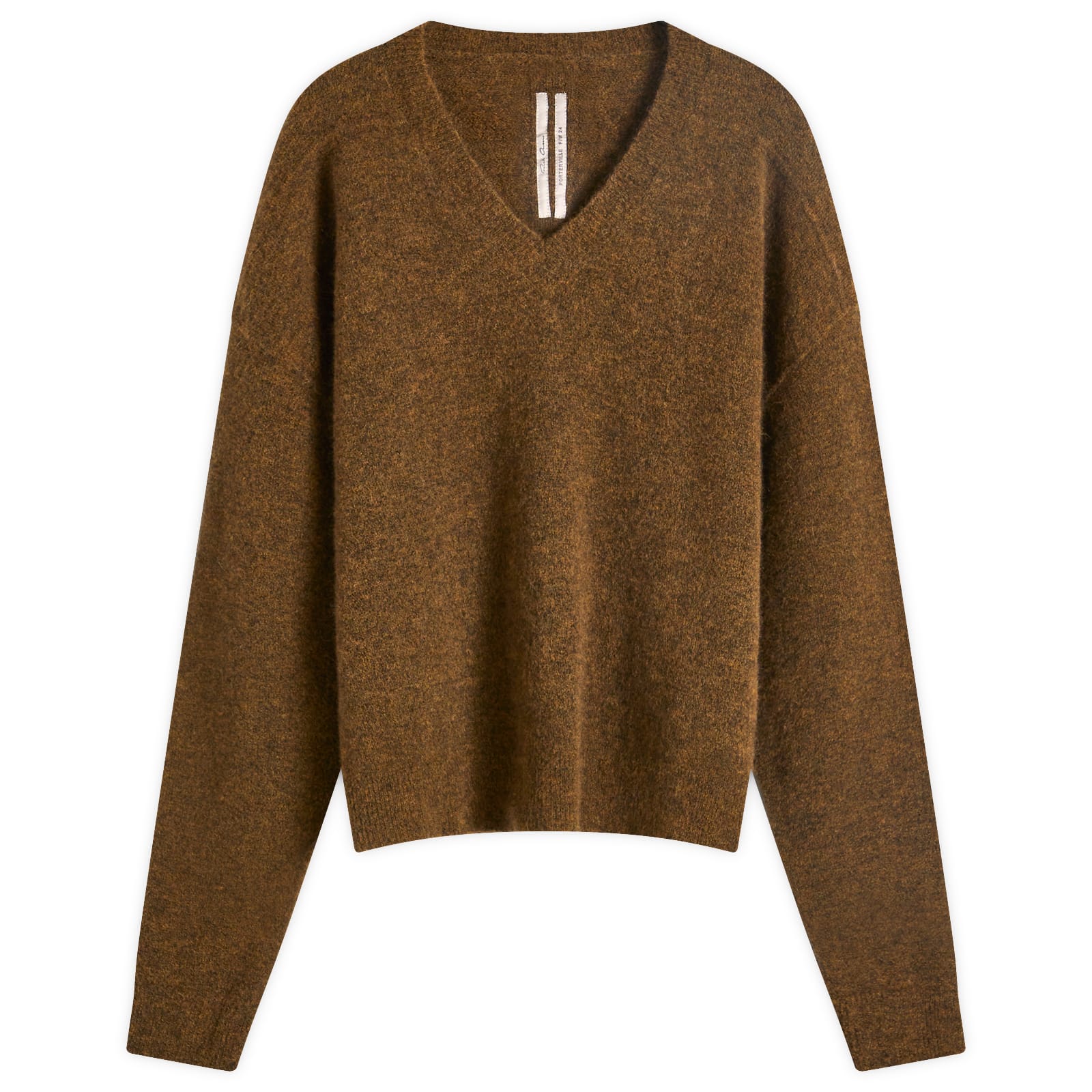 Rick Owens Men's Knit Zip Through Black - Curated Menswear