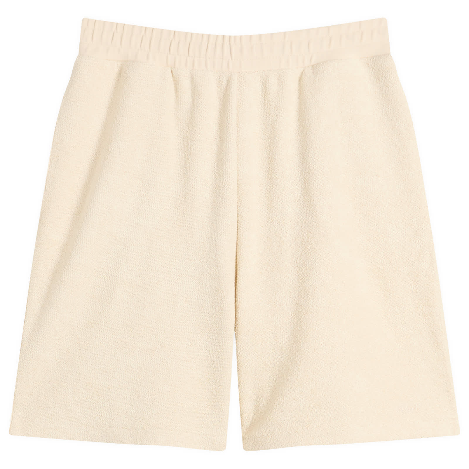AMI Paris Reversed Non Brushed Fleece Shorts Ivoire | END. (US)