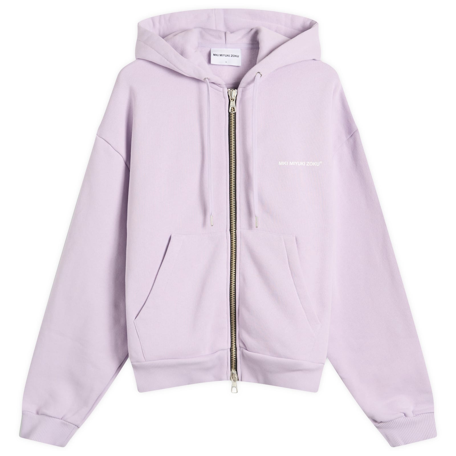 mzukiiiii♡ MKI Uniform Zip Hoodie Presented by END. Lilac | END. (US)
