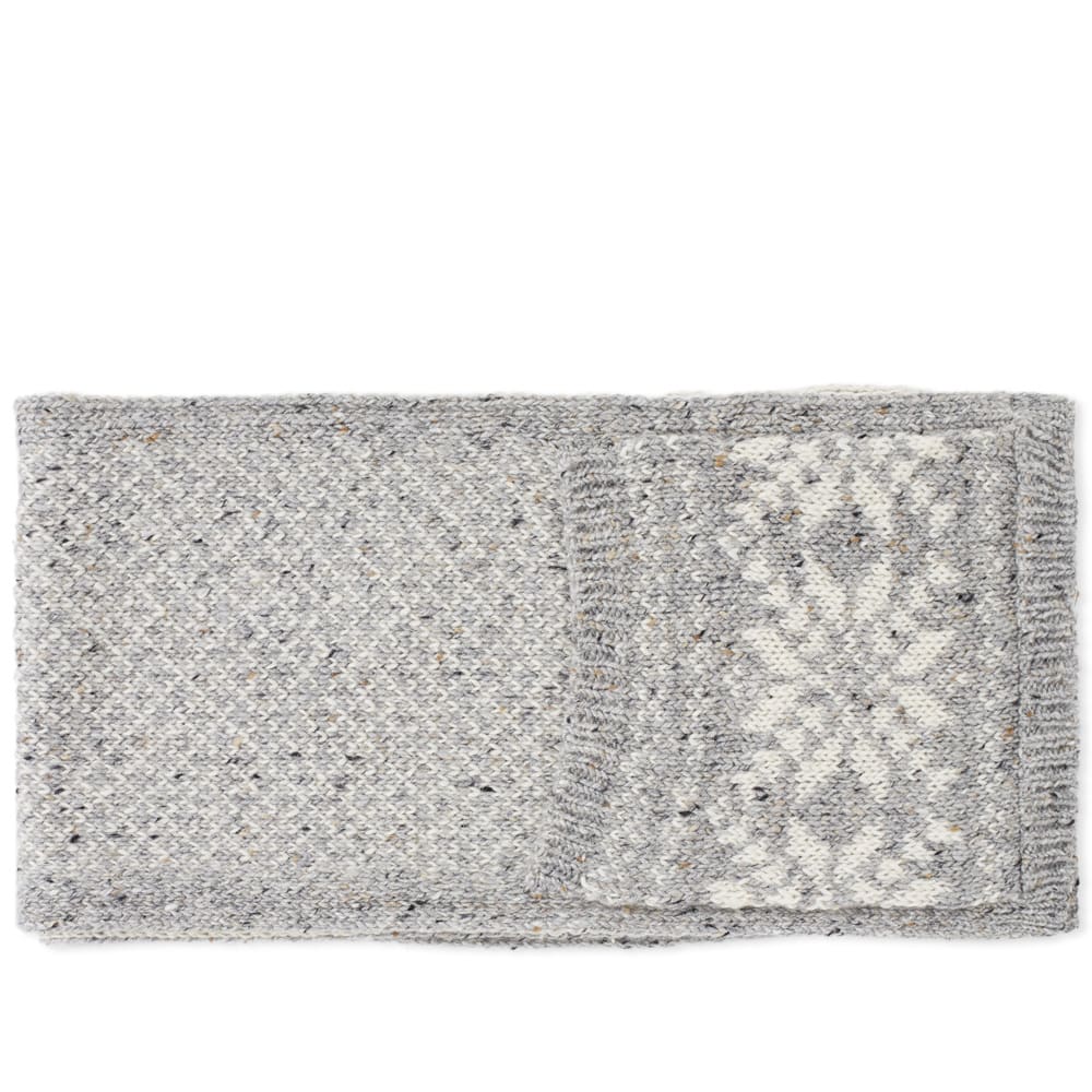 Thom Browne Snowflake Fair Isle Pocket Scarf