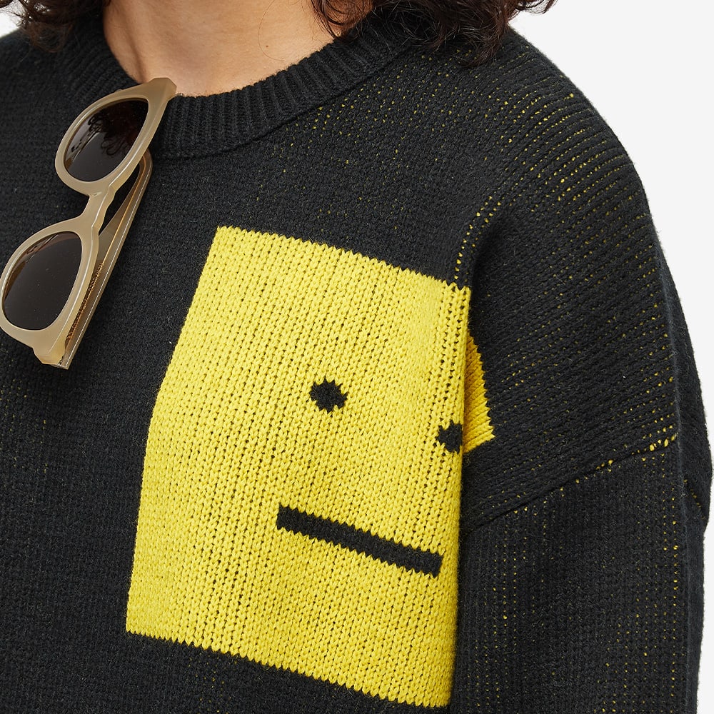 Acne Studios Nimah Evil Face Crew Knit 