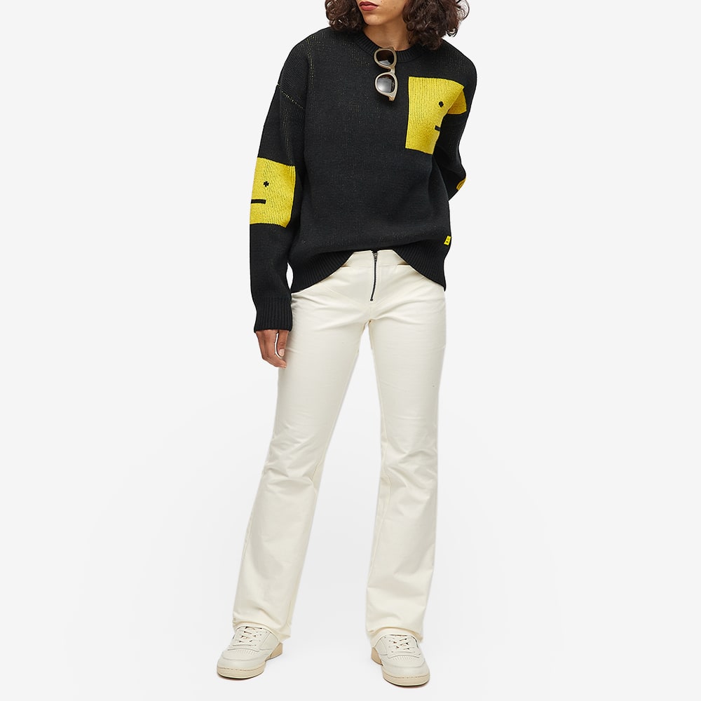Acne Studios Nimah Evil Face Crew Knit 