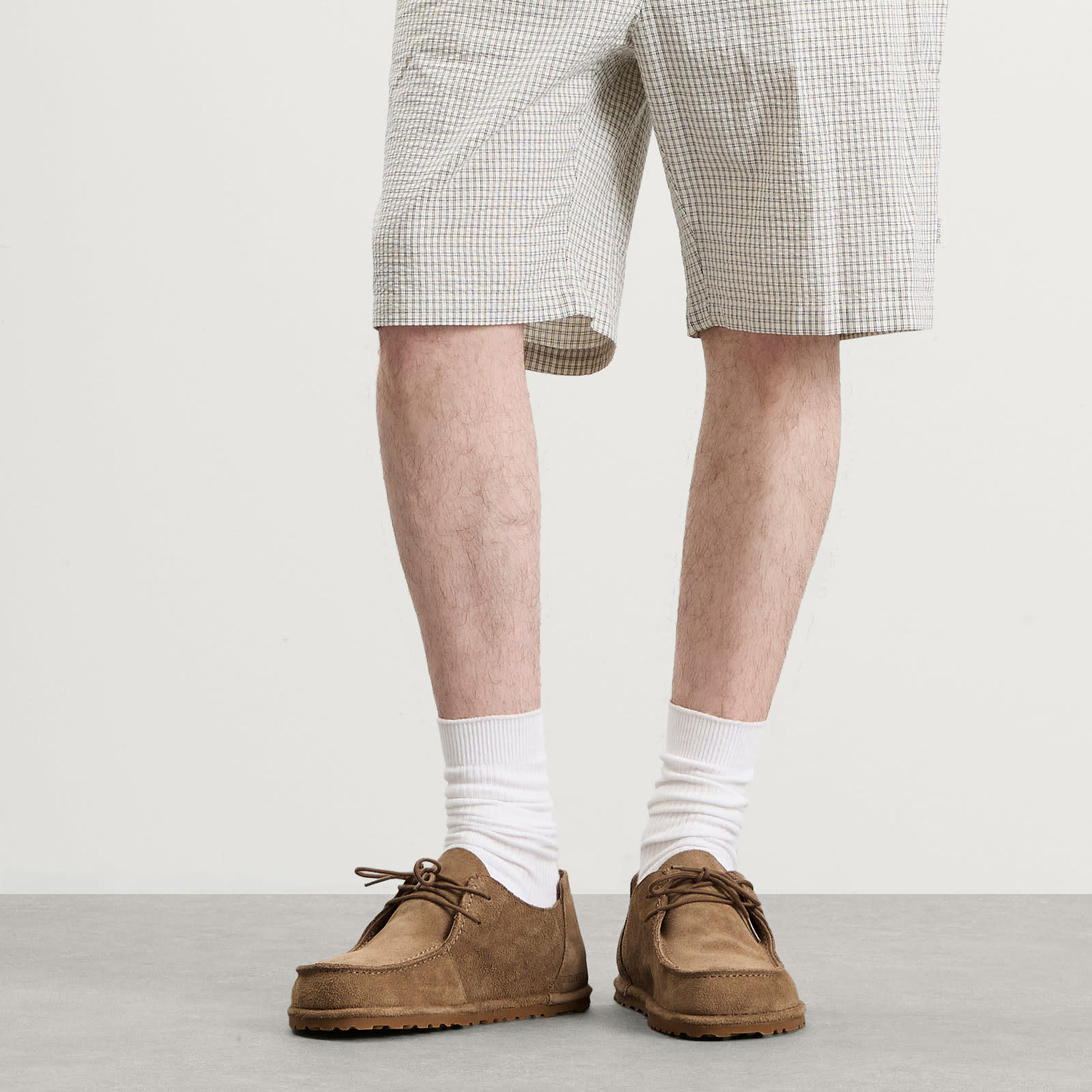 Birkenstock Zapatos De Piel Utti Lace (ajuste Regular) Taupe — foto 6