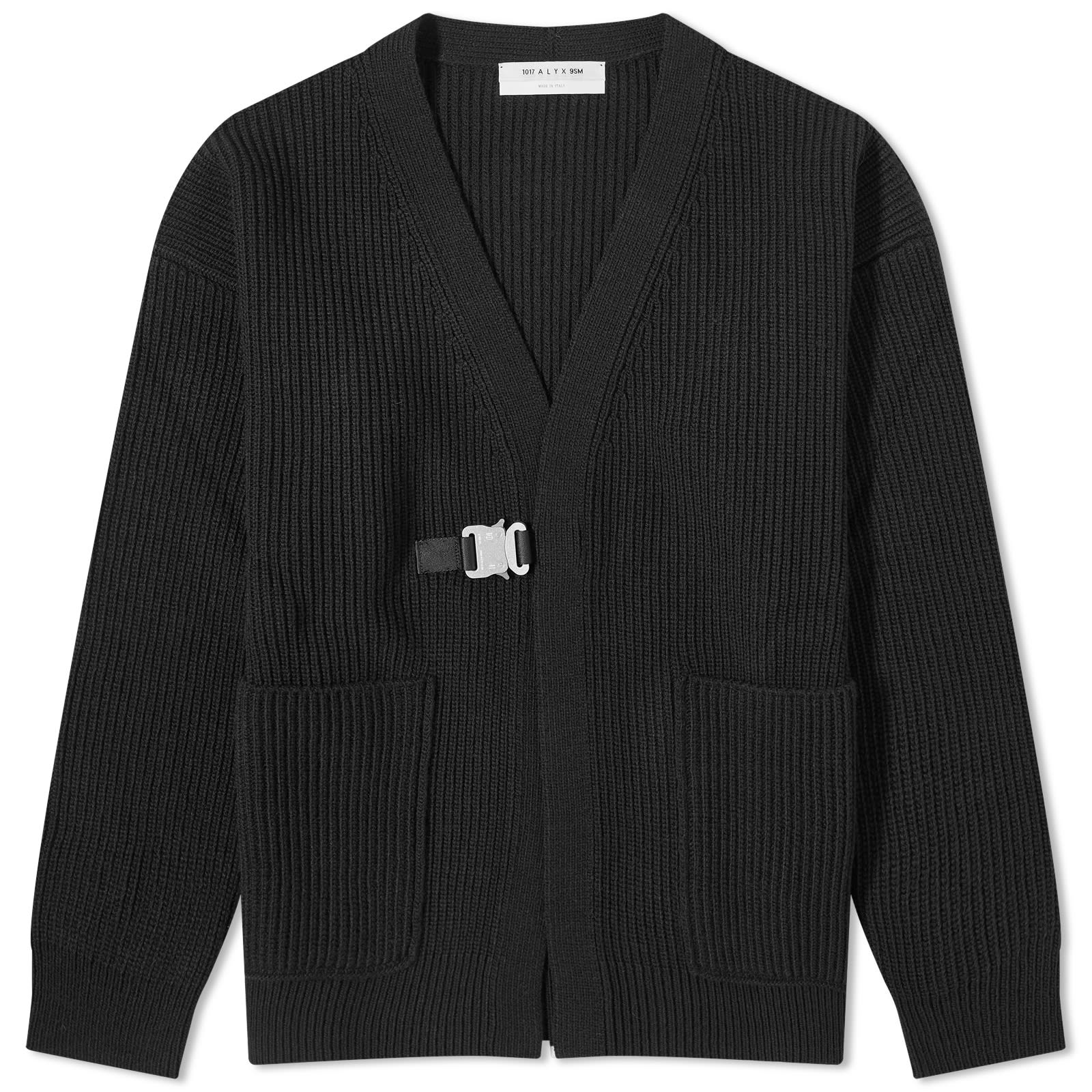 トップス 1017 ALYX 9SM BUCKLE CARDIGAN Black S 1017 ALYX 9SM - Buckle Cardigan | HBX - Globally Curated