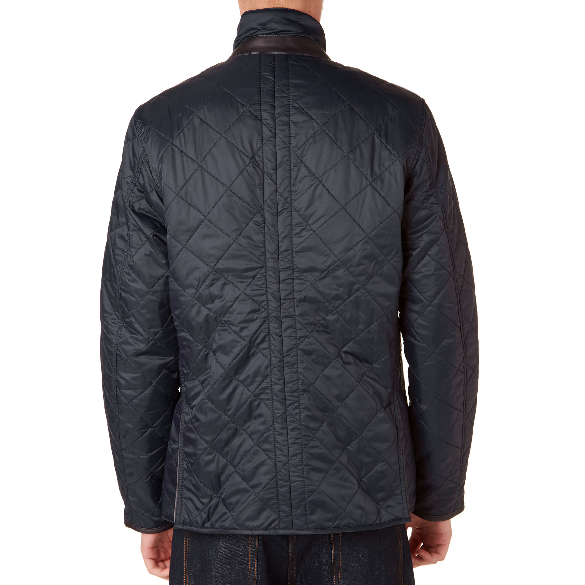 Barbour x Land Rover Racer Quilt Jacket Navy END. (Global)