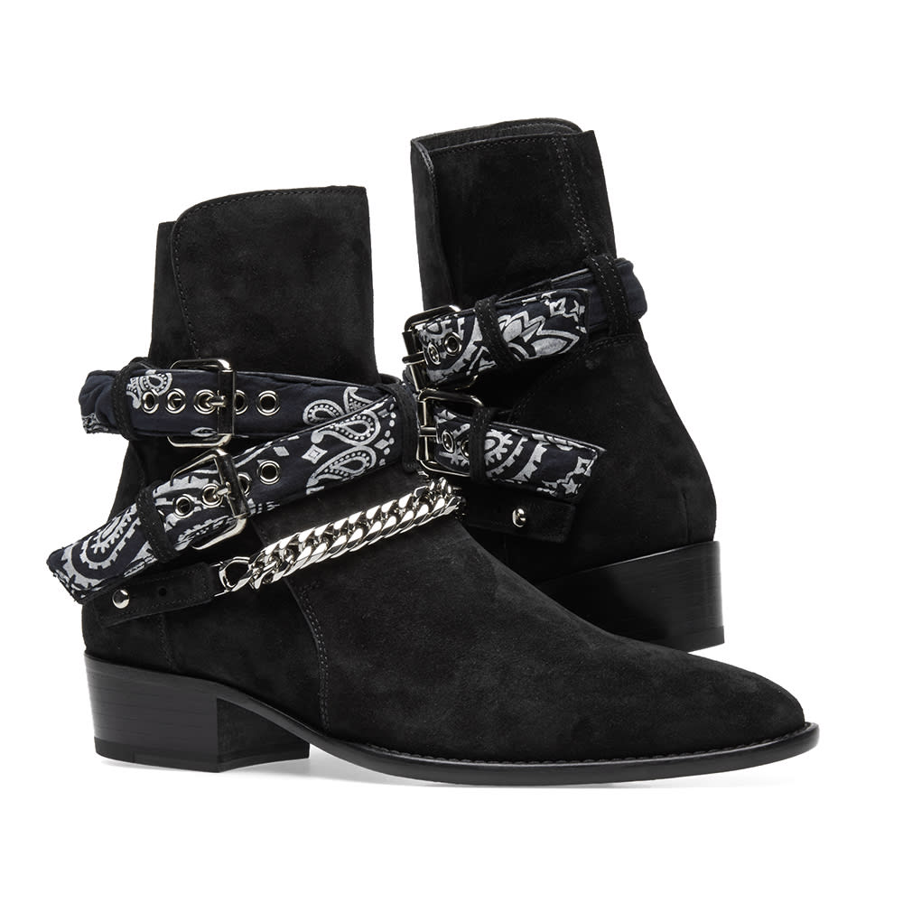 AMIRI Bandana Buckle Boot Black | END. (US)