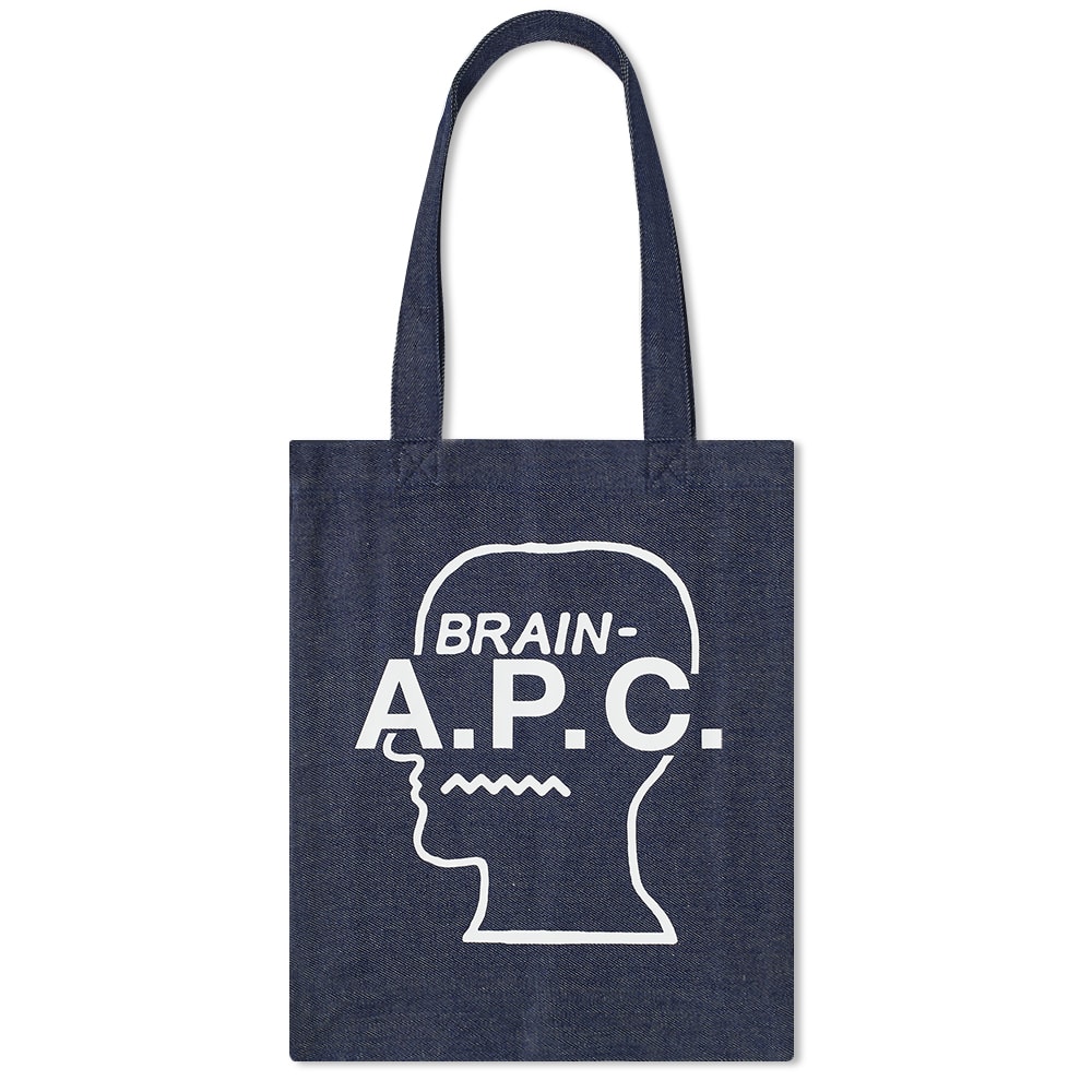 A P C X Brain Dead Denim Tote Bag