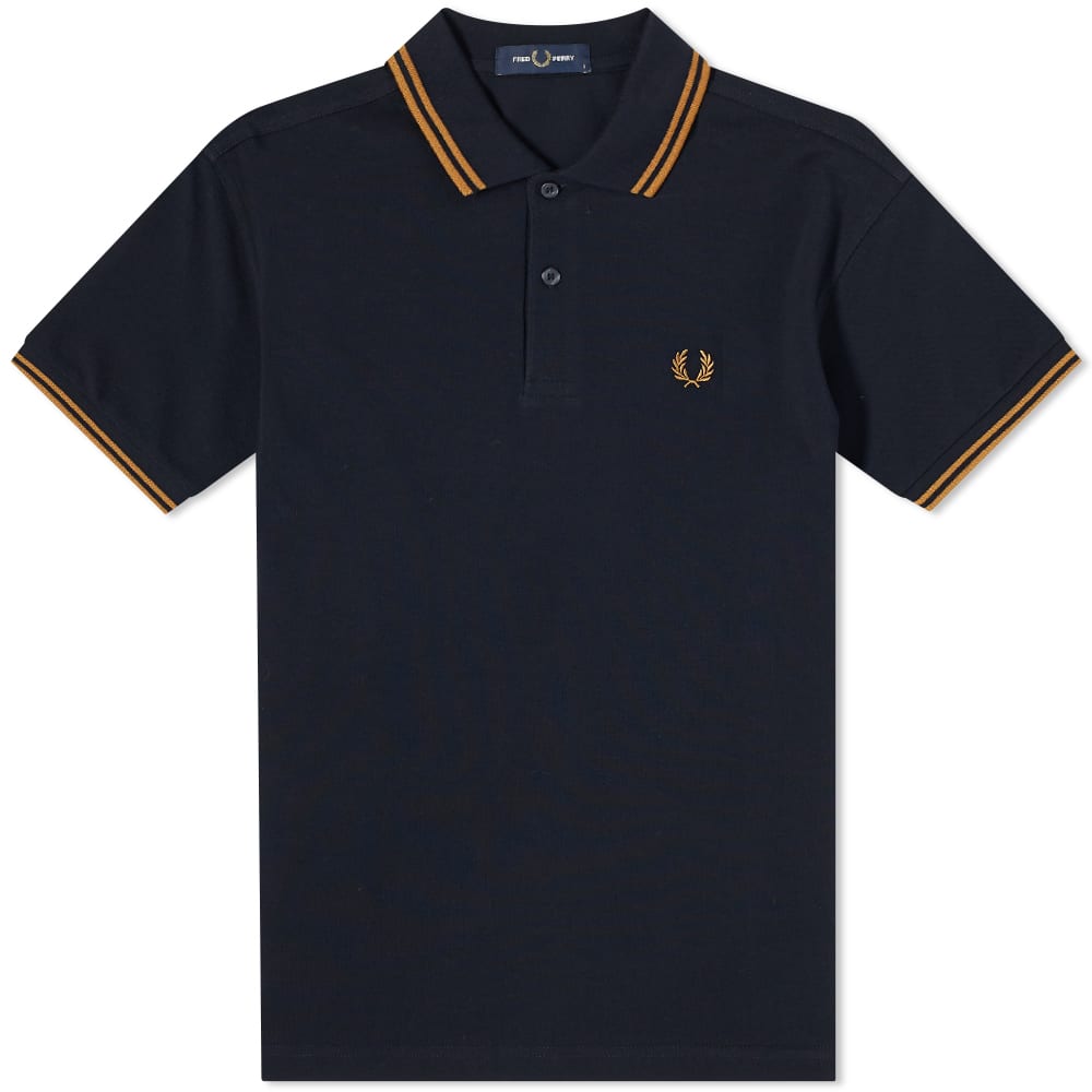 Fred Perry Twin Tipped Polo Navy \u0026 Dark 