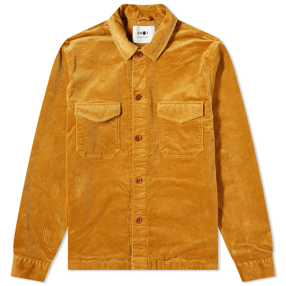 Nn07 Bernard Corduroy Shirt Jacket Camel End