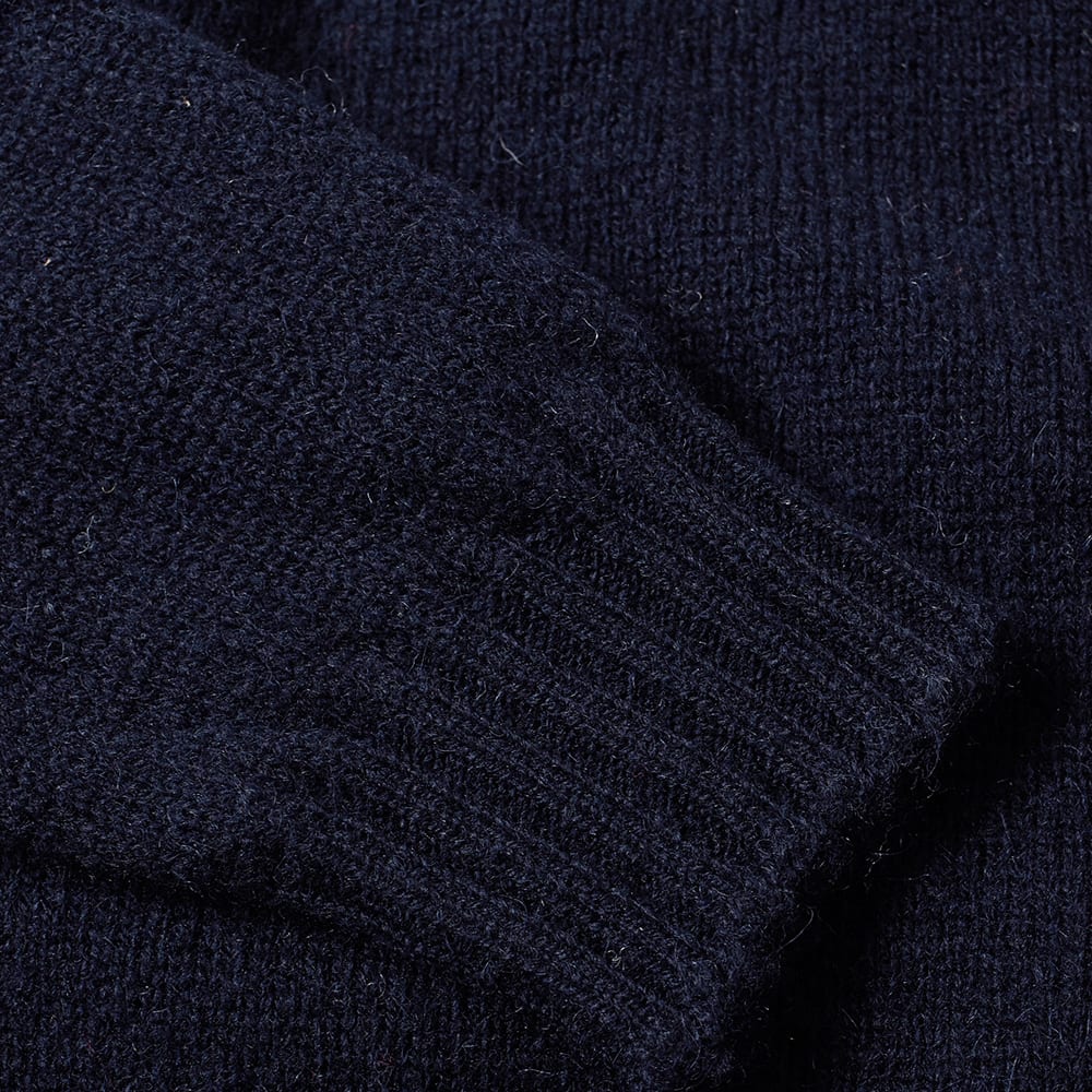 Jamieson's of Shetland Fair Isle Yoke Crew Navy | END. (US)