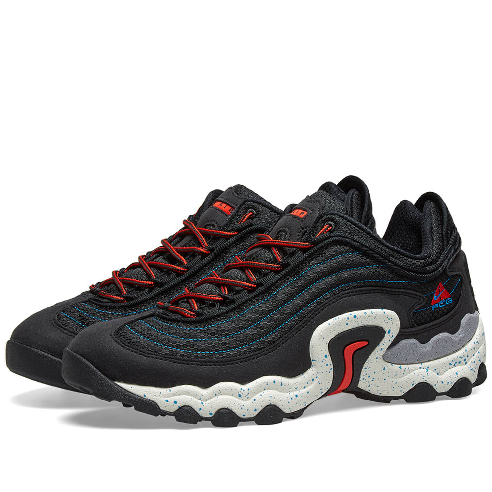 Nike ACG Air Skarn Black Habanero Red END Nike ACG Air Skarn Black Habanero Red END
