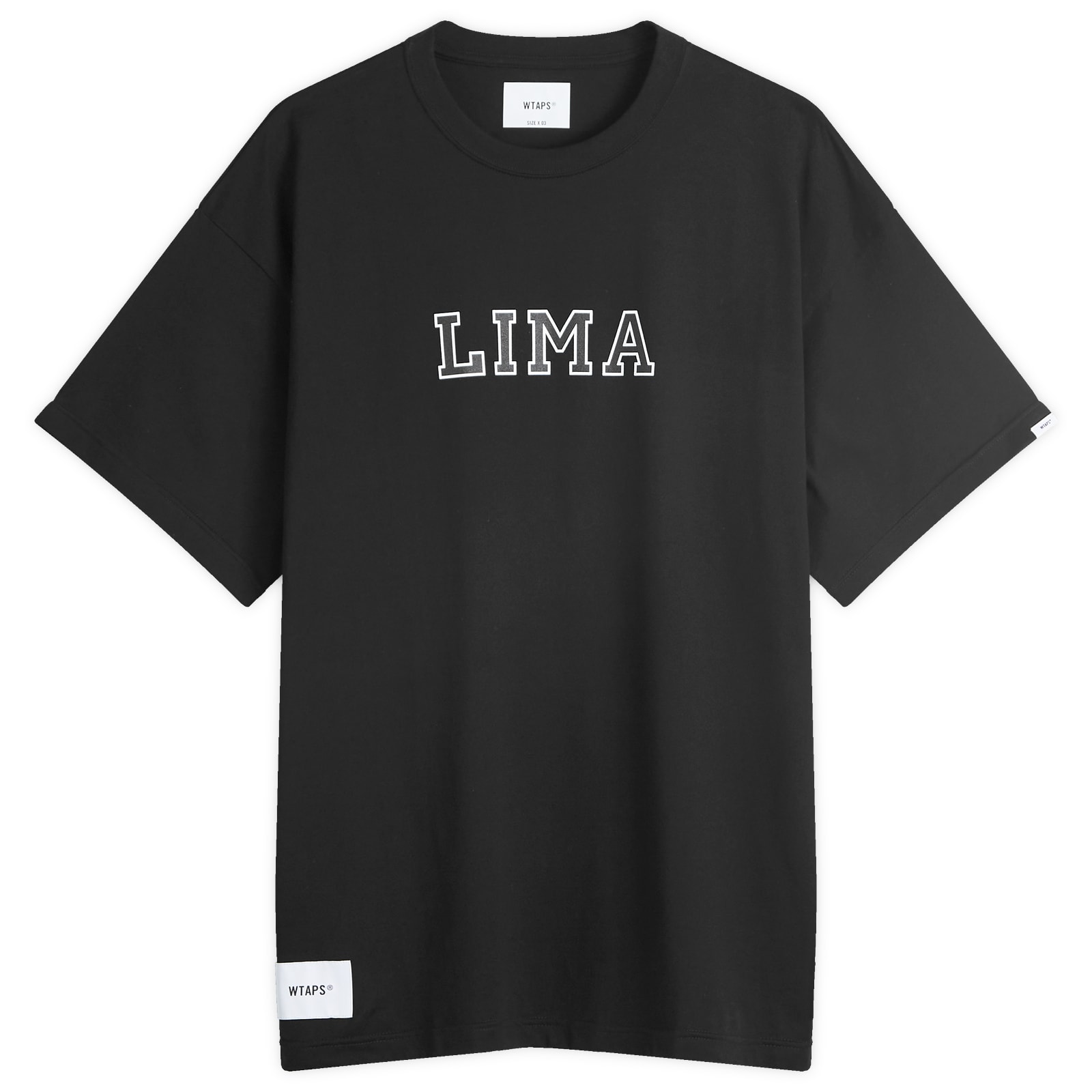 新品 M／WTAPS 05 Phonetic Print T-Shirt 黒 WTAPS 05 Phonetic Print T-Shirt Black | END. (JP)