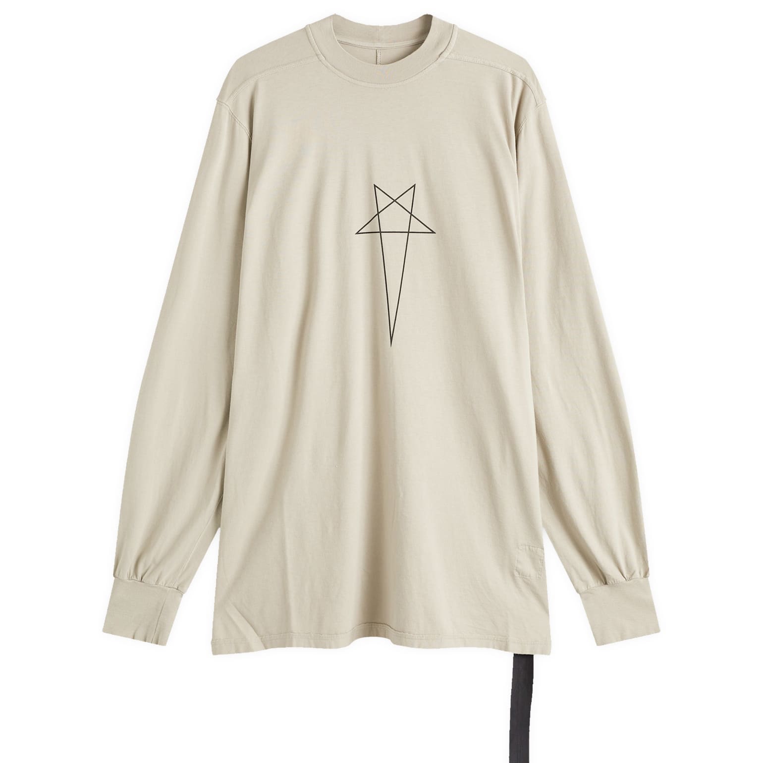 Rick Owens DRKSHDW Men's Pentagram Jumbo Long Sleeve T-Shirt