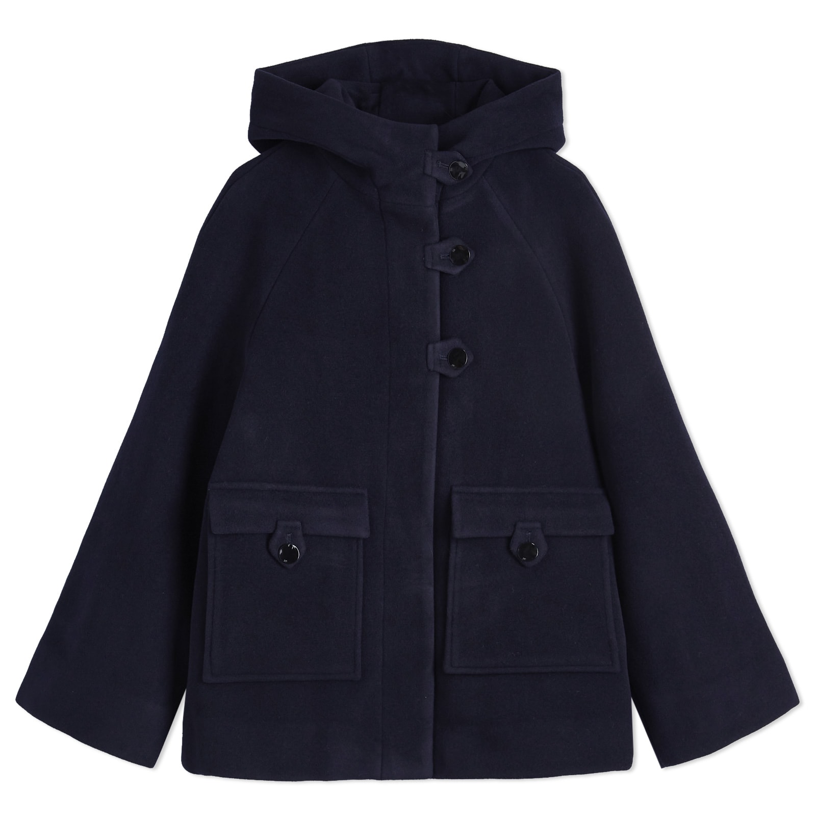 24AW【GANNI】Boiled Wool Midi Jacket Ganni Boiled Wool Midi Jacket Sky Captain | END. (CA)