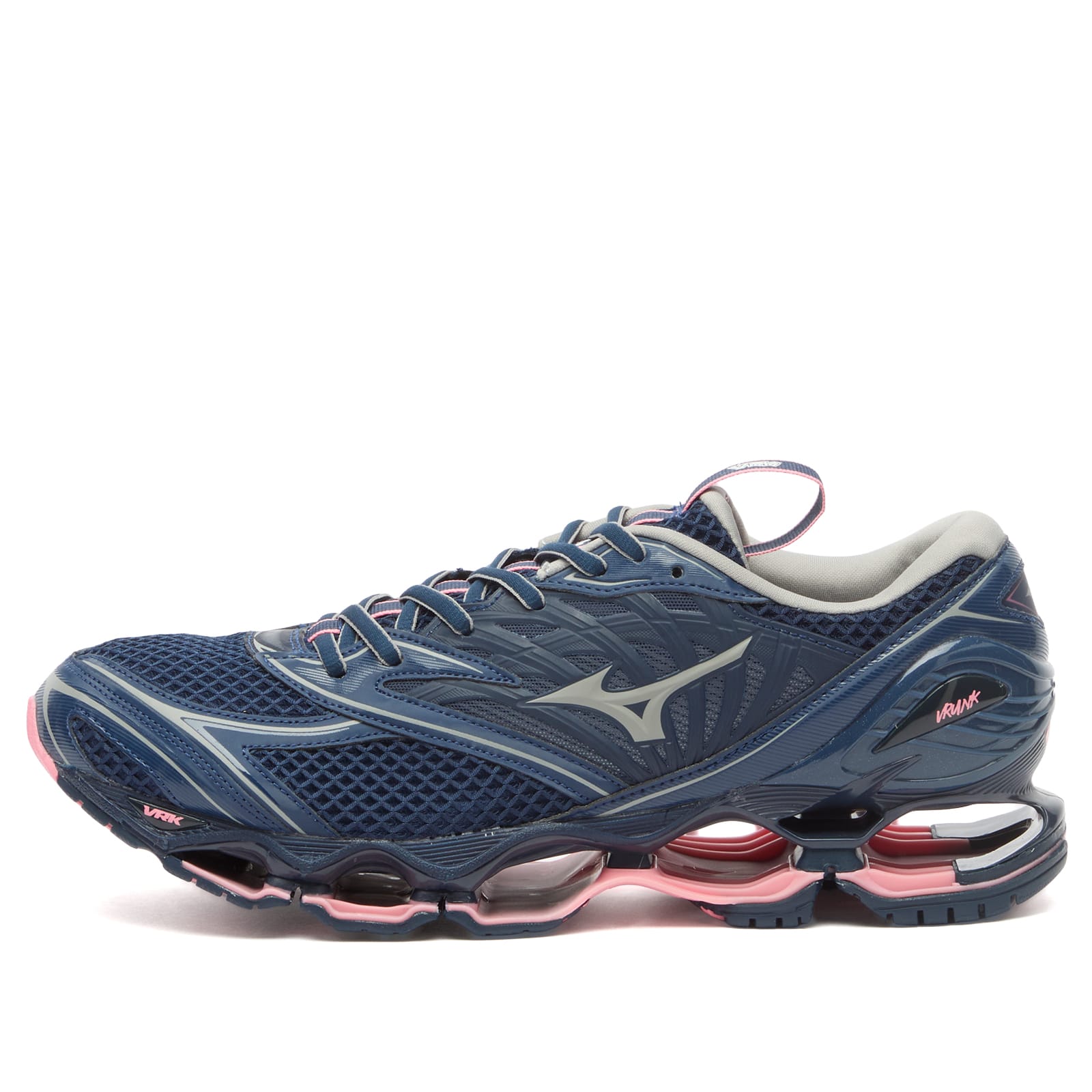 Mizuno Men's x VRUNK Wave Prophecy LS Sneaker Plumeria/Ultimate Gray/Pageant Blue  - D1GD251601