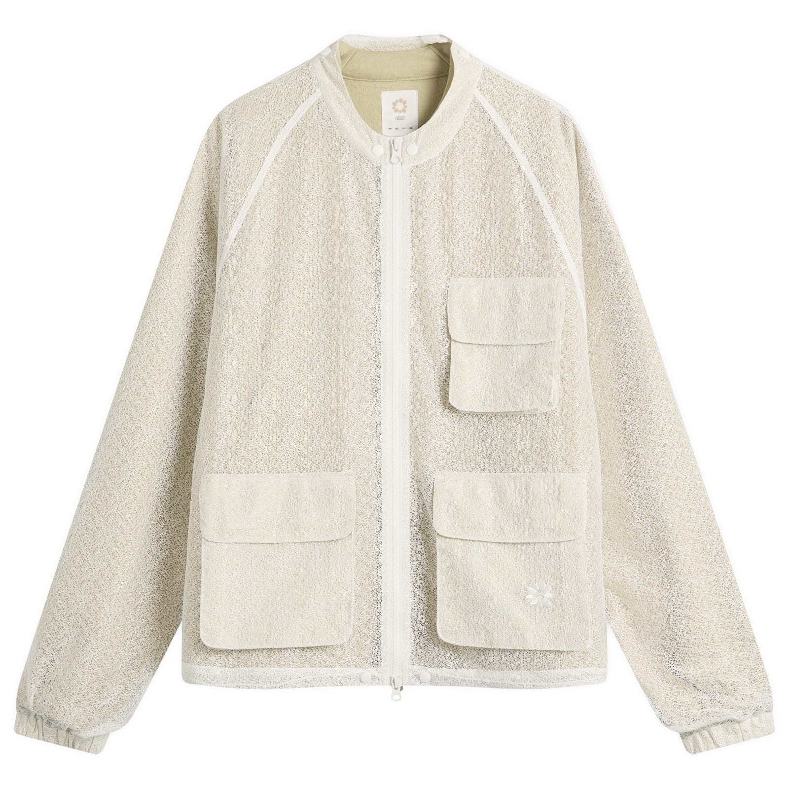 Gander Men’s Castle 2 in 1 Mesh Jacket White/Green