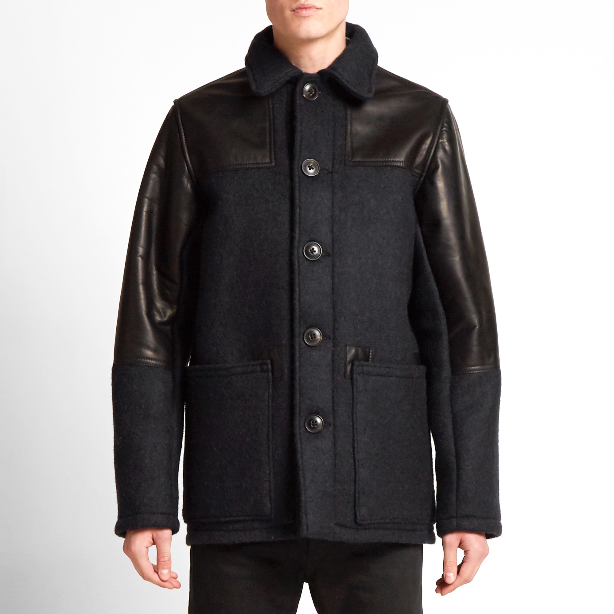 Nigel Cabourn Donkey Jacket Navy & Black END. (KR)