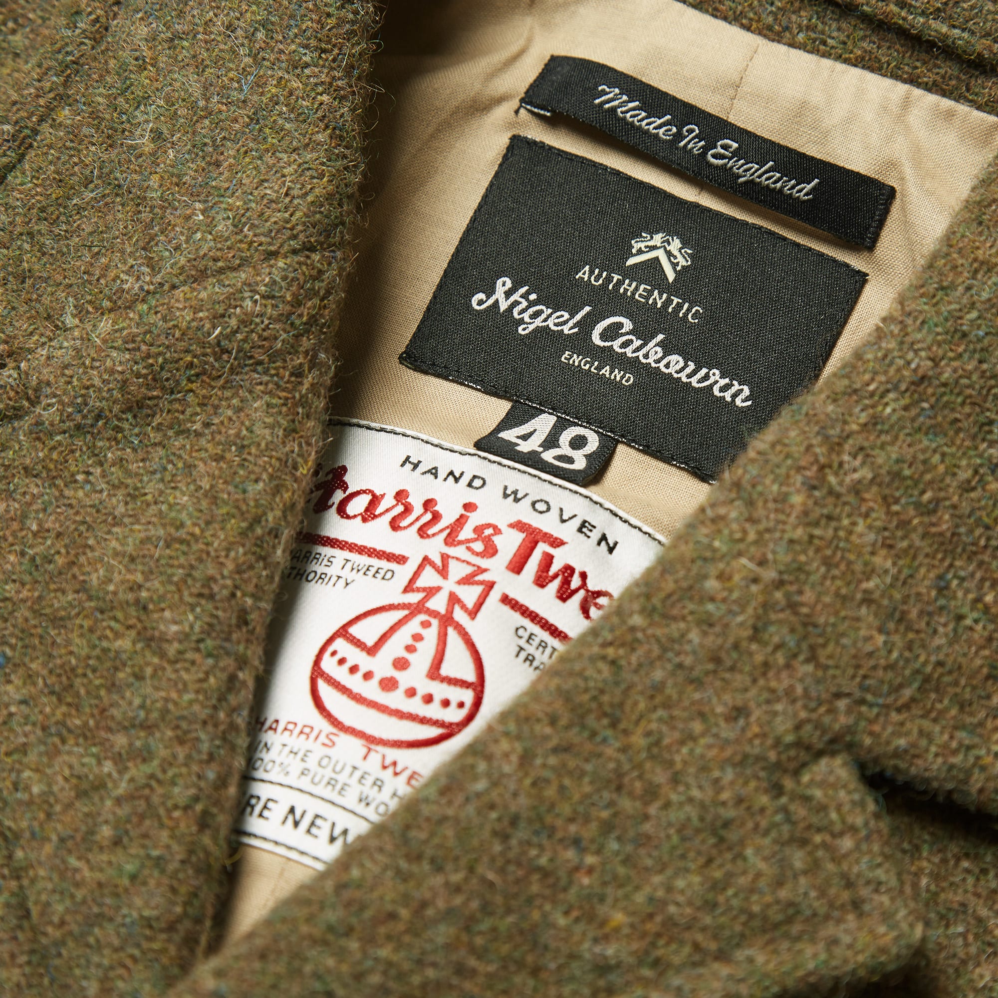 極美品　Nigel Cabourn×Harris Tweed XL〜XXL Nigel Cabourn, Harris Tweed, Naval-cut Blazer SOLD — Men's File