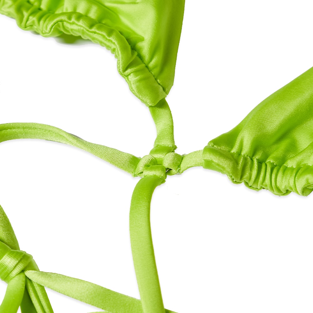 Frankies Bikinis Tatum Satin Top Slime END. (Europe)