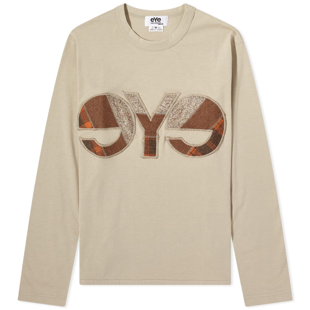 Junya Watanabe MAN x eYe Long Sleeve Logo Patch T-Shirt