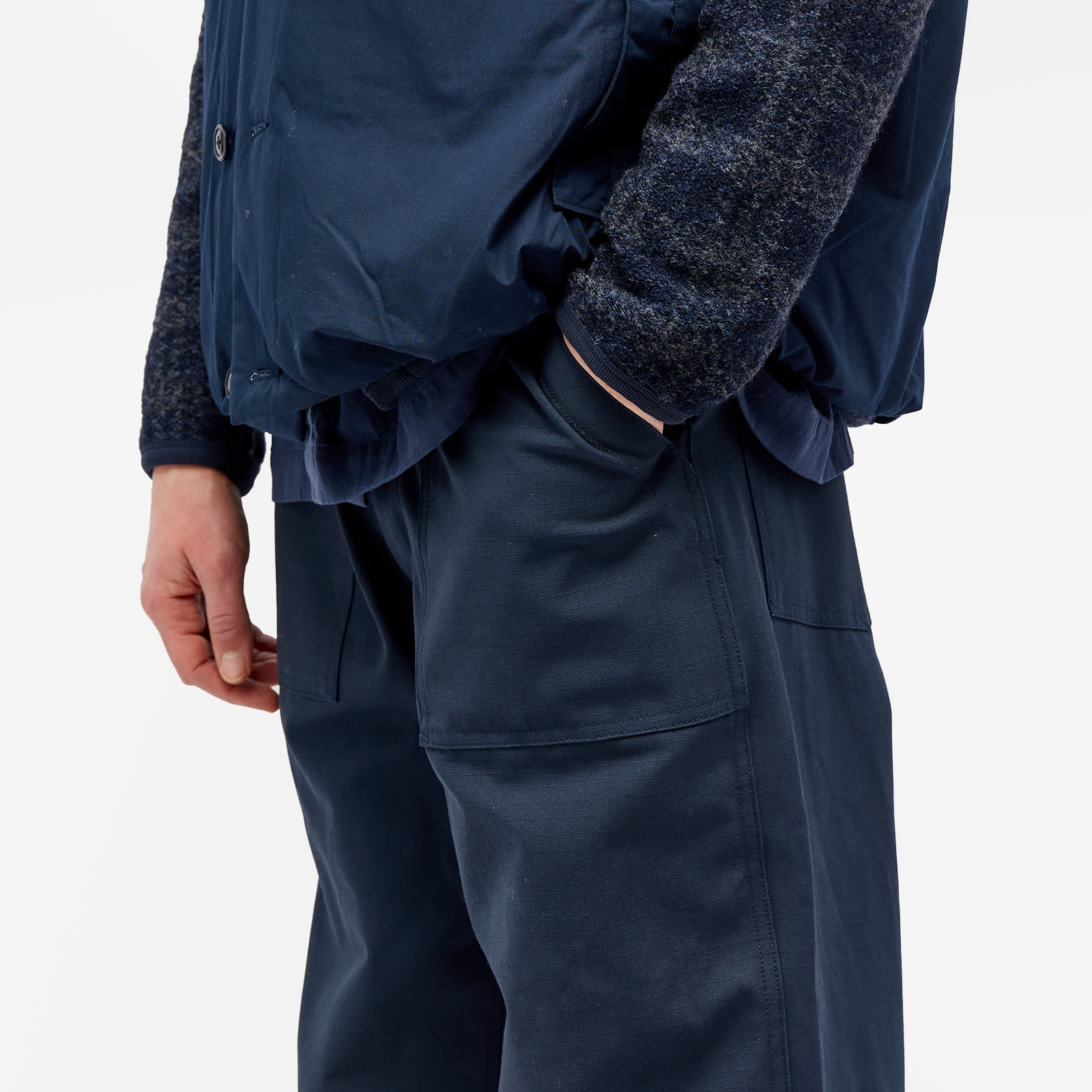 Engineered Garments Workaday Men's Heavyweight Fatigue Pants Navy