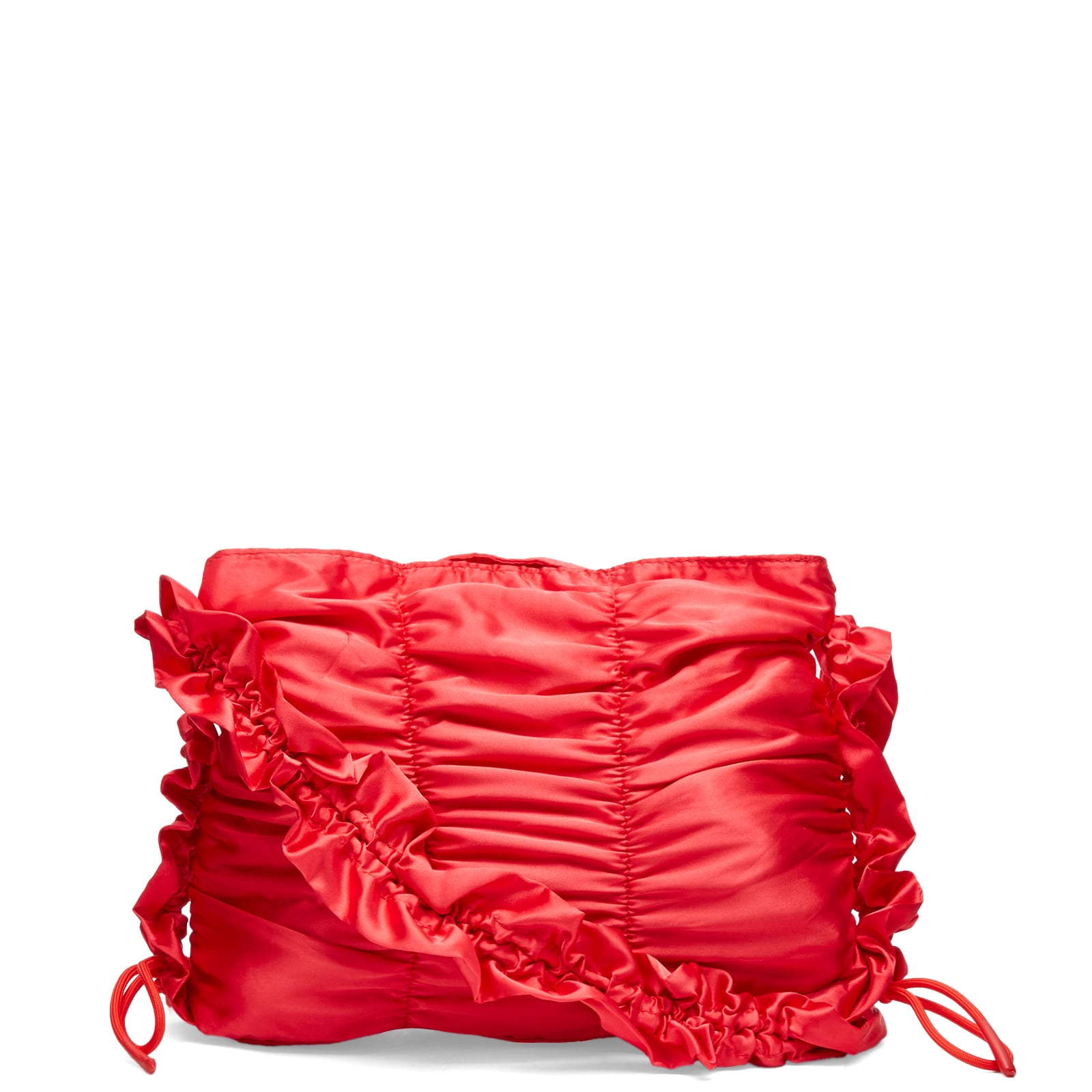 トートバッグ Damson Madder Ruched Satin Bag ruched satin bag - black – Damson Madder