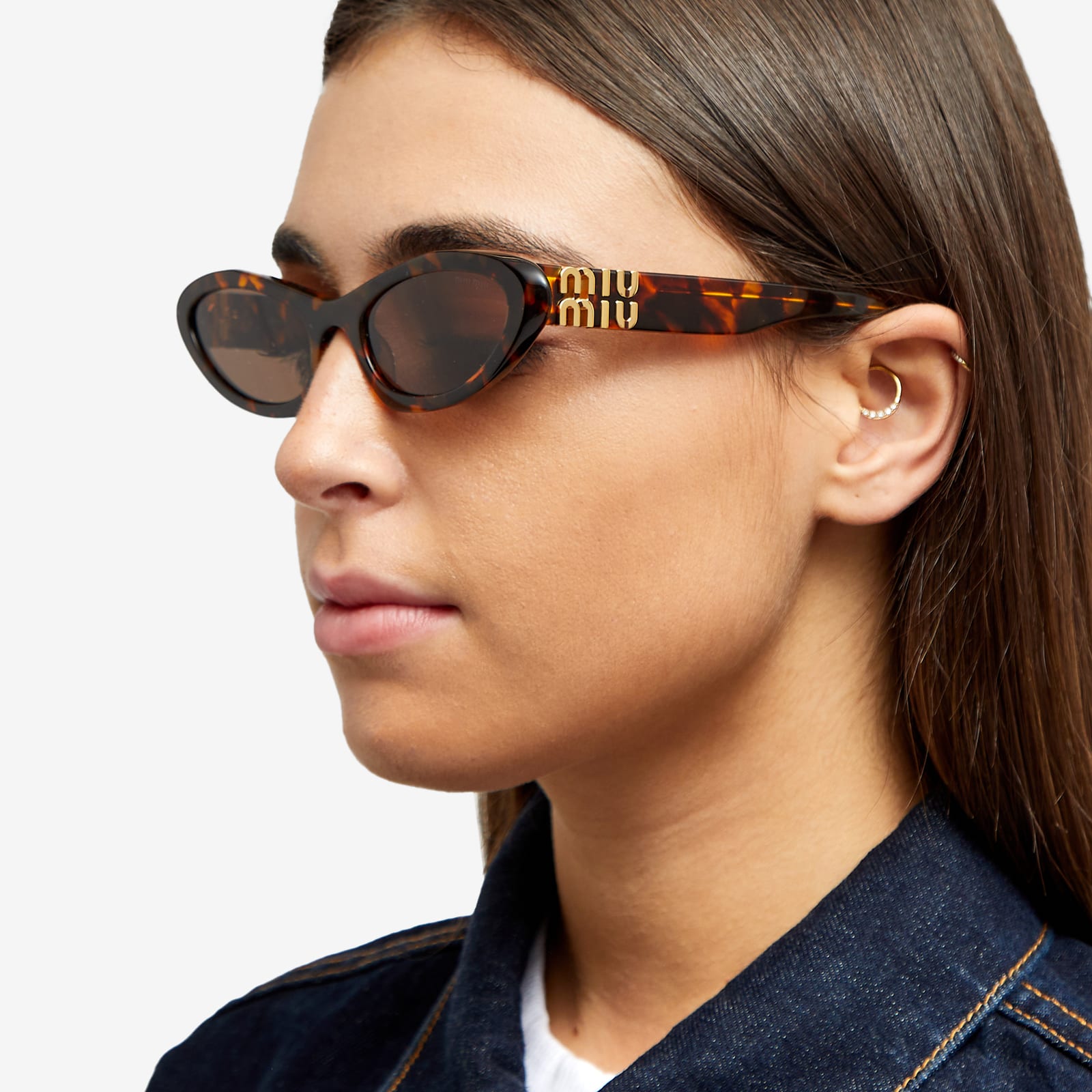 Miu Miu MU07ZS VAU06B Geometric Sunglasses – Honey Havana miu-miu-mu-03zs-vau06b-honey-  main image 2