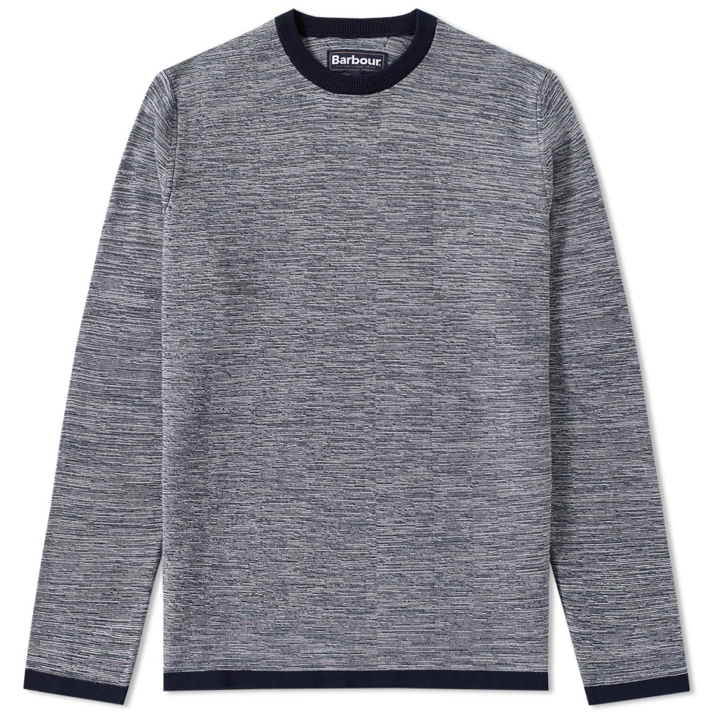 An exceptional piece of knitwear ideal for the coming season, Barbour’s Bower Knit features a marled stripe design throughout, constructed from a pure cotton. The knit is styled with a contrasting ribbed crew neck, cuffs and hem, whilst a branded eyelet positioned to the back neck signs off the piece in style.

100% Cotton
Striped Knit
Ribbed Crew Neck, Cuffs & Hem
Branded Eyelet To Back Neck
