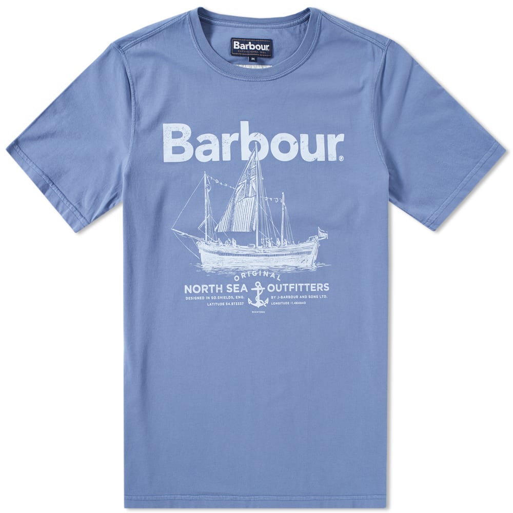 Barbour top sailboat shirt