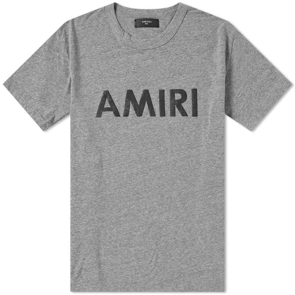 AMIRI Logo Tee Grey & Black | END.