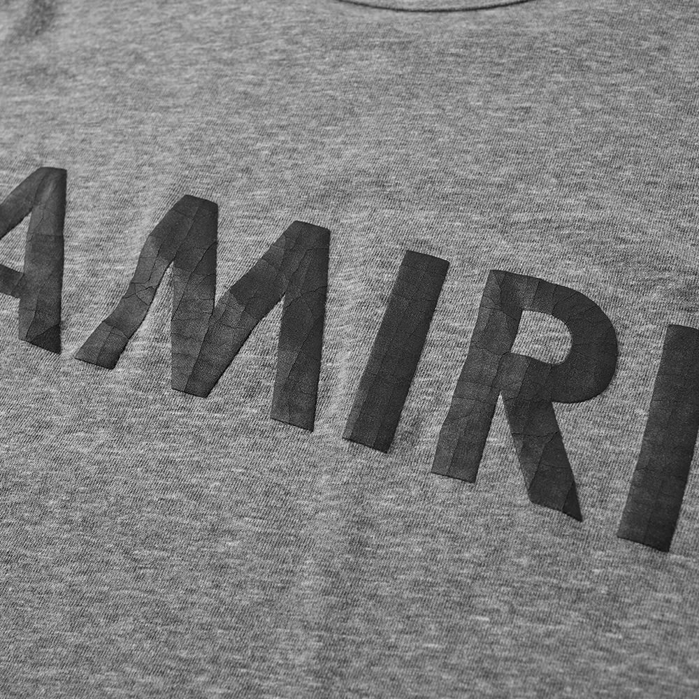 AMIRI Logo Tee Grey & Black | END. (BE)