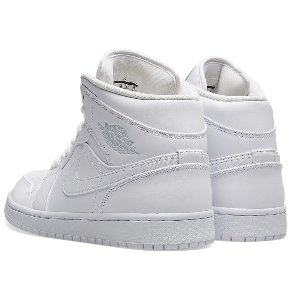 Jordan 1 mid white damen clearance
