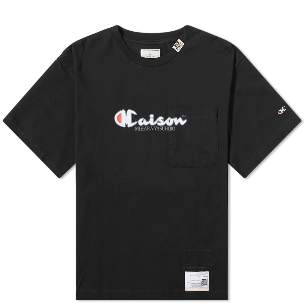 Maison MIHARA YASUHIRO Logo T-Shirt Black | END. (TW)