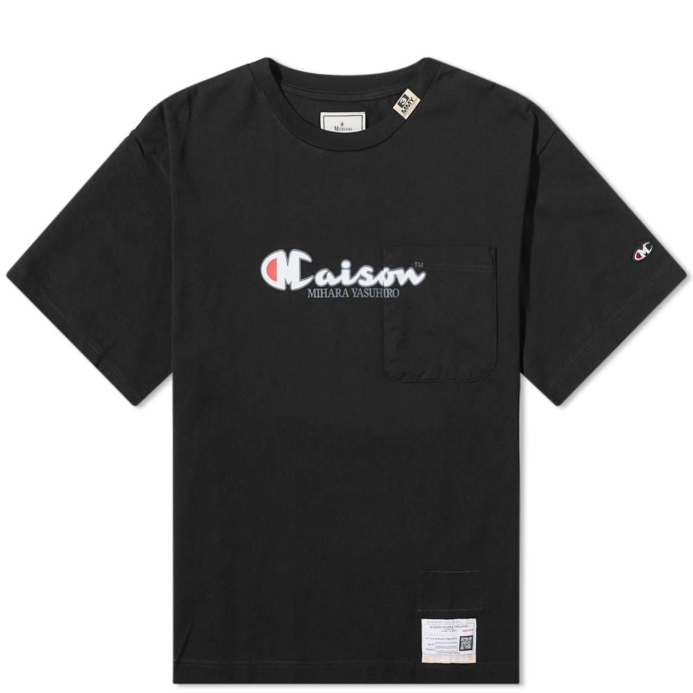 Maison MIHARA YASUHIRO Logo Tee Black | END. (KR)