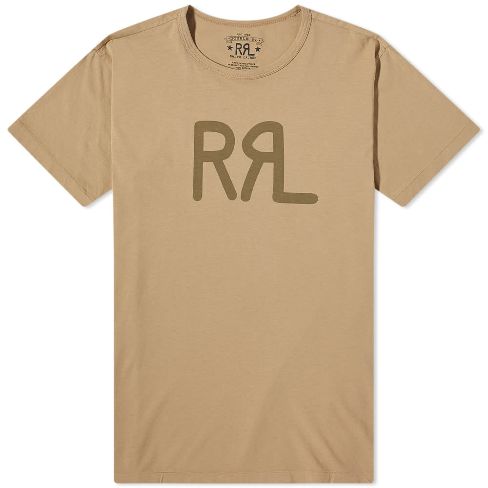 RRL Logo T-Shirt Khaki | END. (SE)