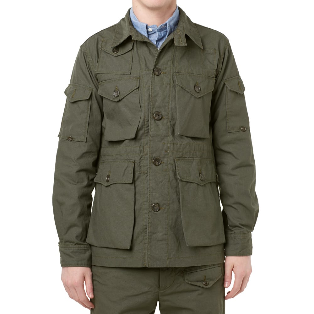 Engineered Garments Explorer Jacket Olive Ripstop END. (US)