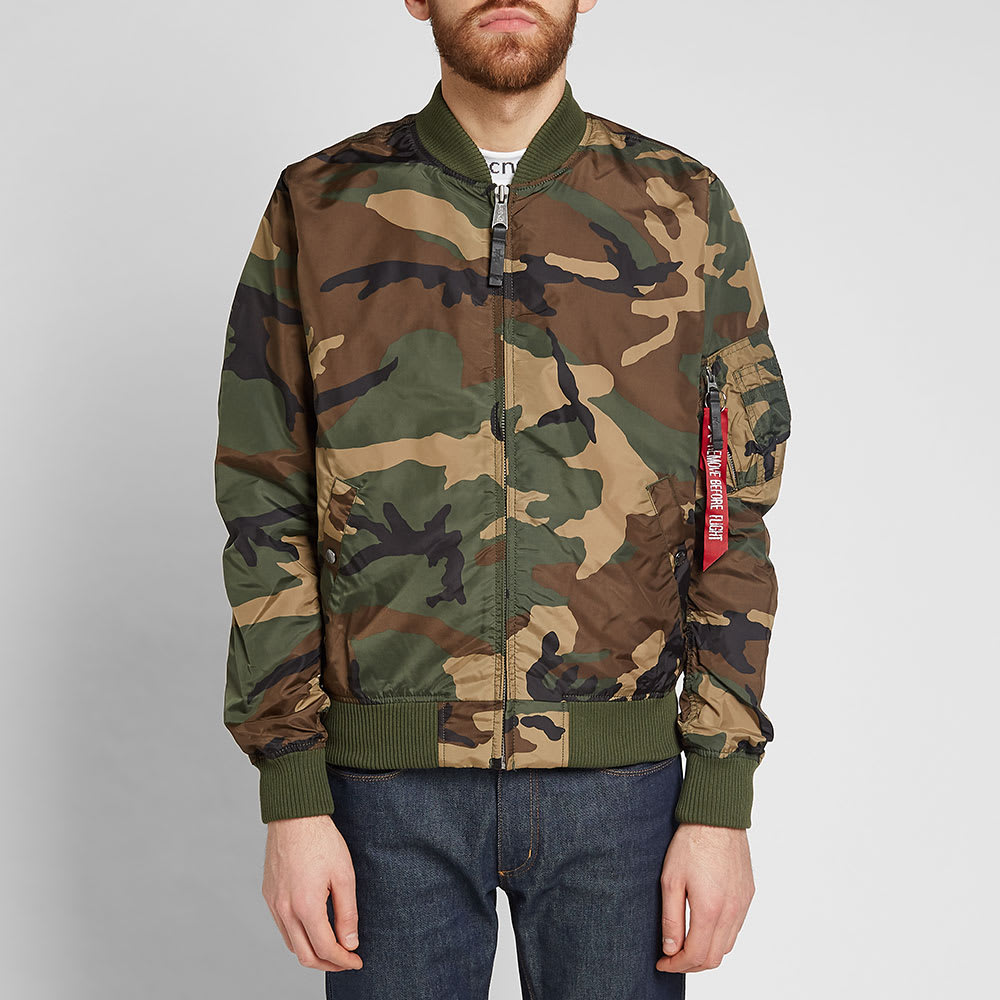 Alpha Industries MA-1 TT Jacket Camo | END.