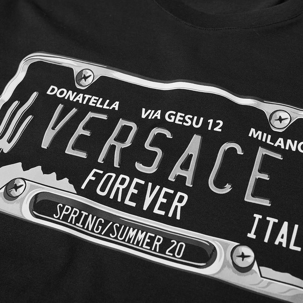 Versace Number Plate Tee Black & White END. (AU)