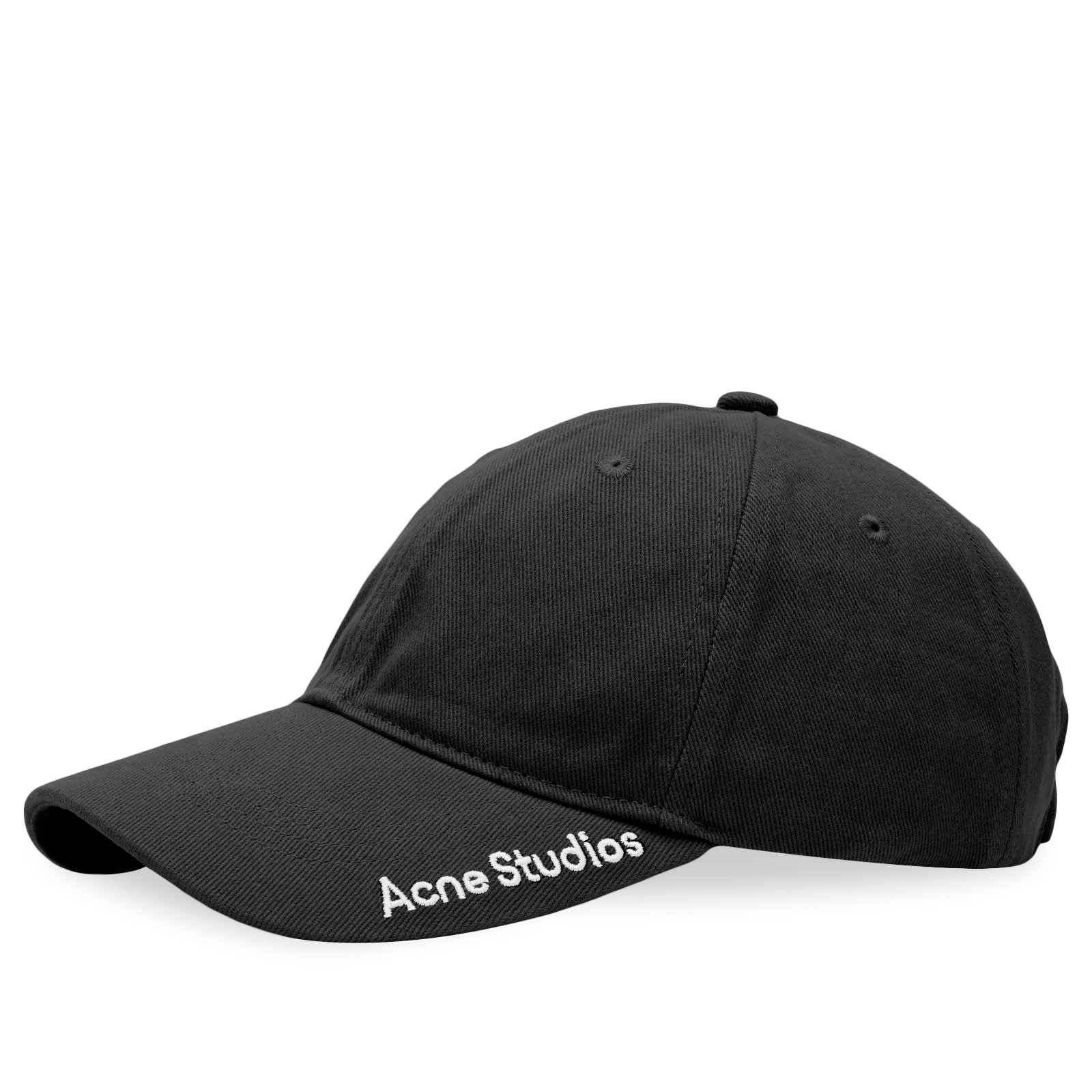 ACNE STUDIOS Carliy Logo キャップ ACNE STUDIOS Carliy Layered Logo-Print Cotton and Hemp-Blend