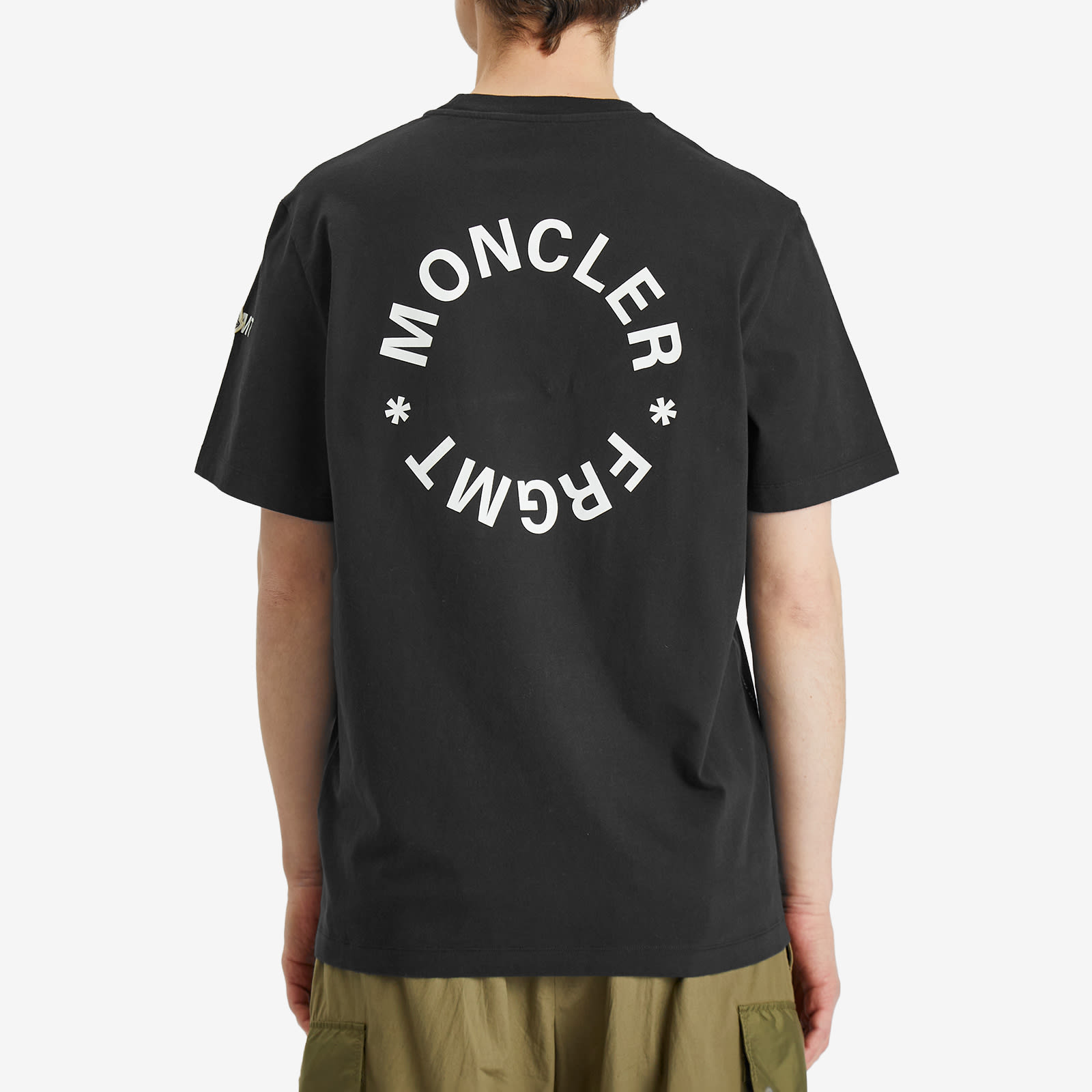 Moncler Men's Genius x FRGMT Logo T-Shirt Black - Curated Menswear