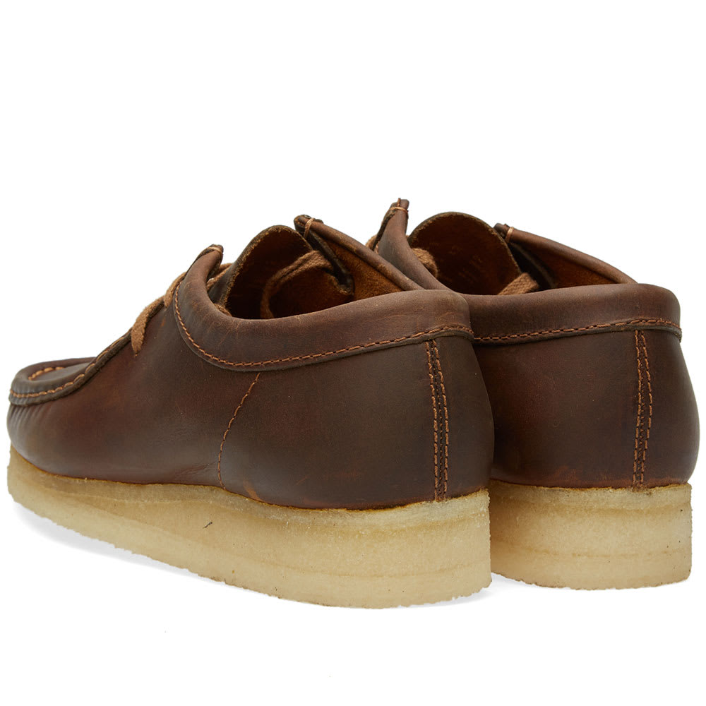 wallabee beeswax leather