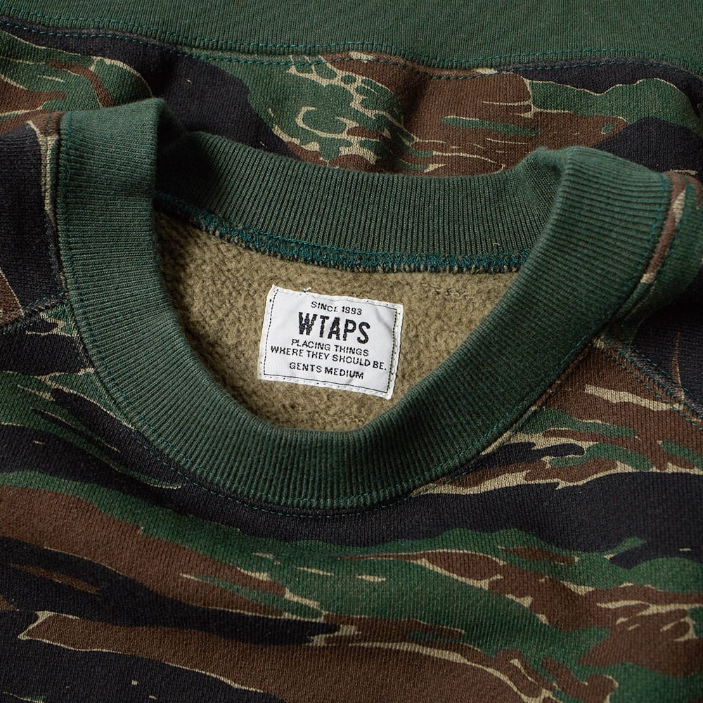 WTAPS Design 05 Crew Sweat Tiger Stripe | END. (UK)