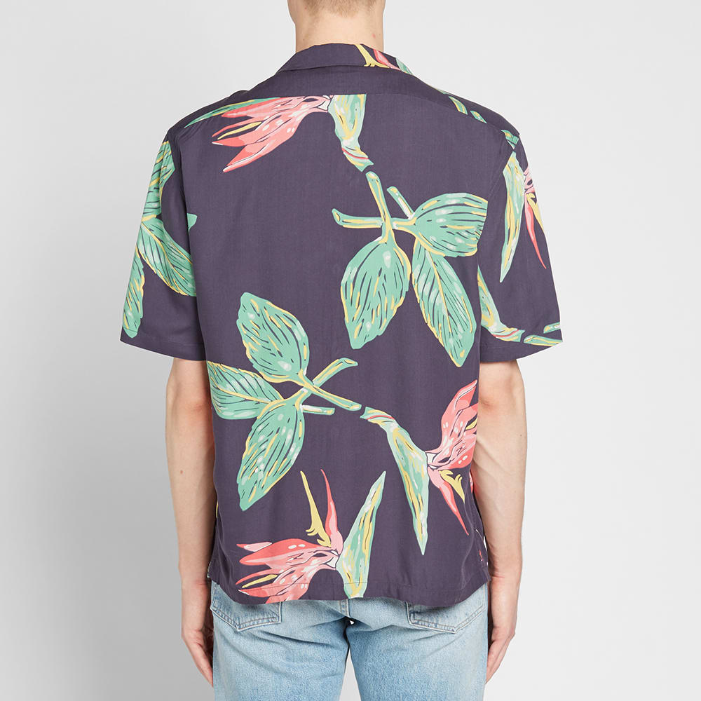 Edwin Short Sleeve Resort Shirt Ebony Birds of Paradise END.